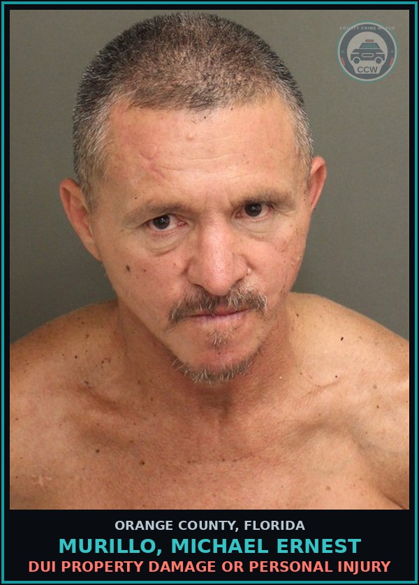 Booking mugshot of MURILLO, MICHAEL ERNEST in Orange County