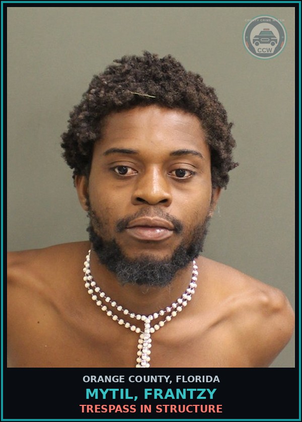 Booking mugshot of MYTIL, FRANTZY in Orange County