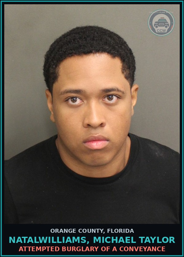 Booking mugshot of NATALWILLIAMS, MICHAEL TAYLOR in Orange County