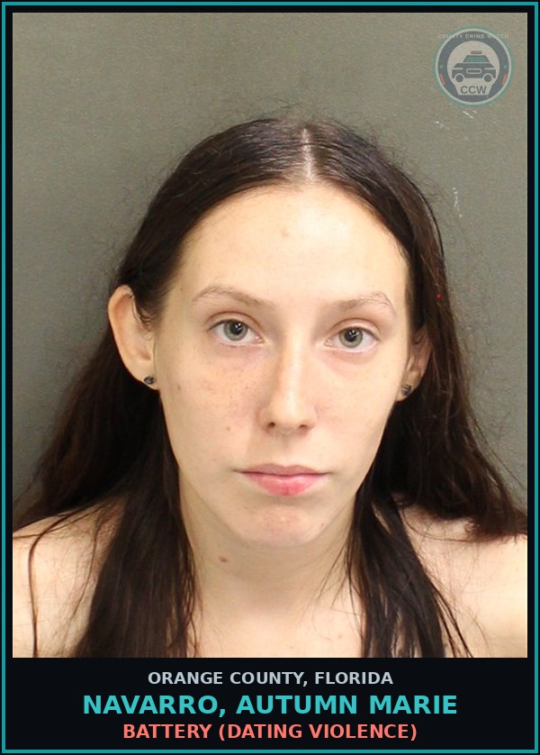 Booking mugshot of NAVARRO, AUTUMN MARIE in Orange County