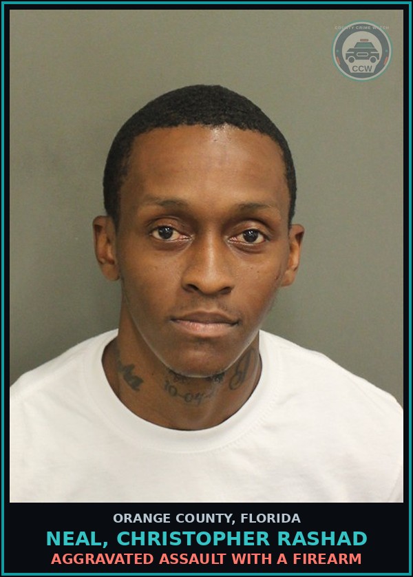 Booking mugshot of NEAL, CHRISTOPHER RASHAD in Orange County