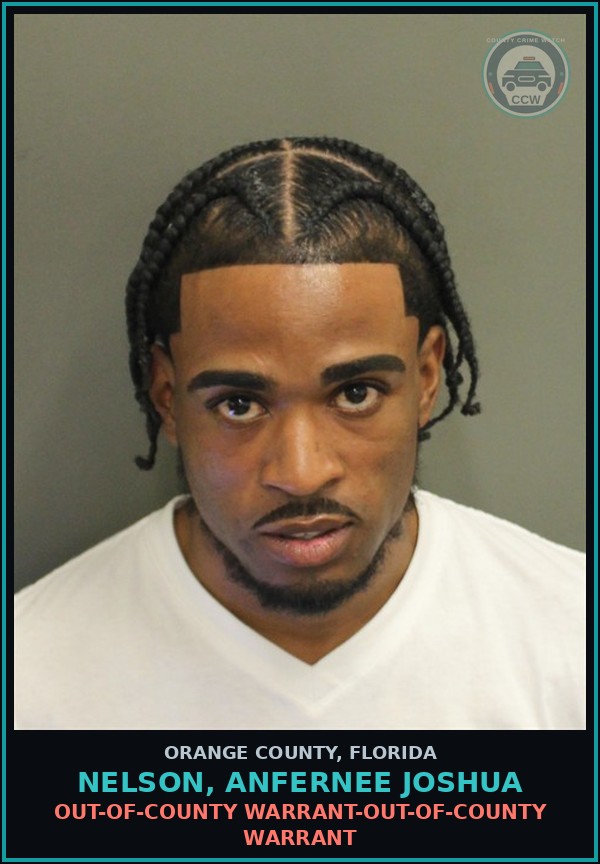 Booking mugshot of NELSON, ANFERNEE JOSHUA in Orange County