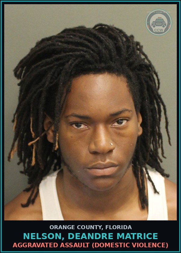 Booking mugshot of NELSON, DEANDRE MATRICE in Orange County