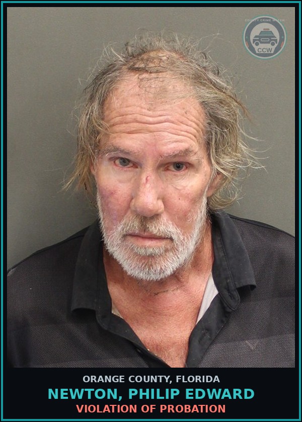 Booking mugshot of NEWTON, PHILIP EDWARD in Orange County