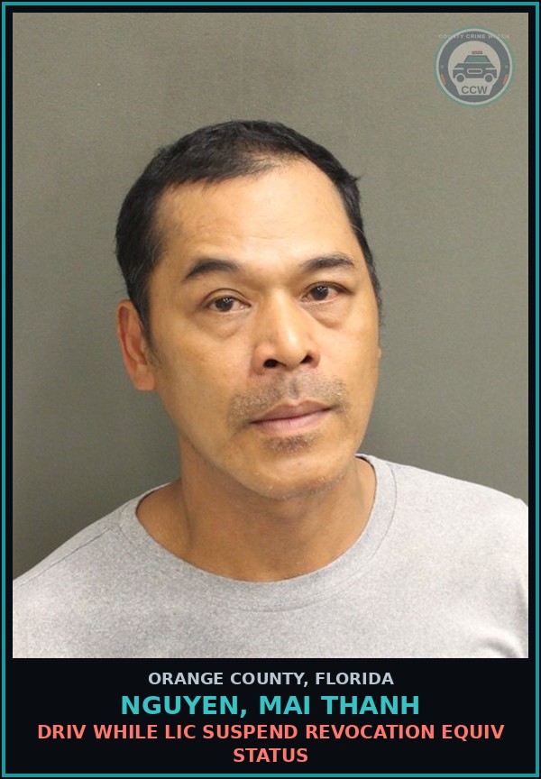 Booking mugshot of NGUYEN, MAI THANH in Orange County