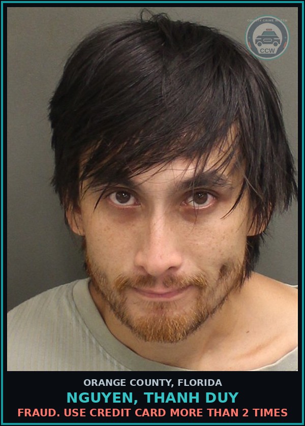 Booking mugshot of NGUYEN, THANH DUY in Orange County