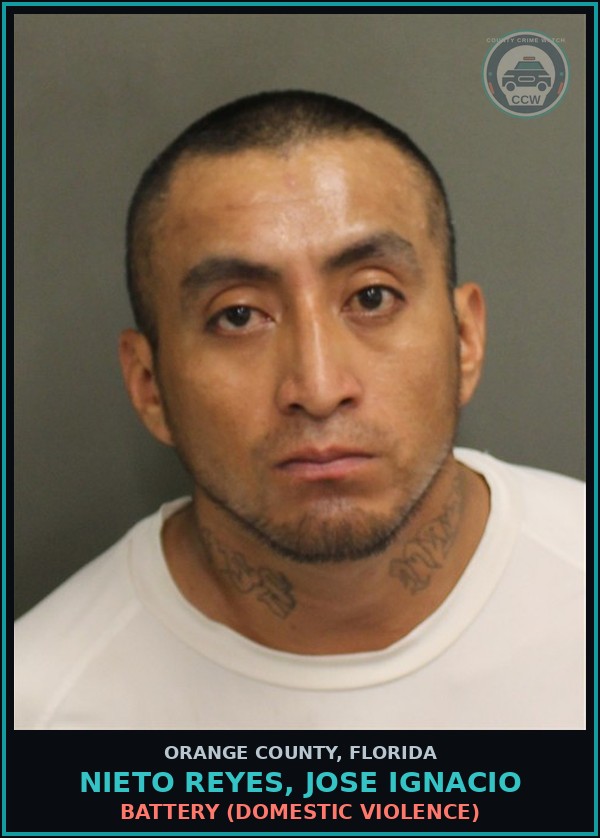 Booking mugshot of NIETO REYES, JOSE IGNACIO in Orange County
