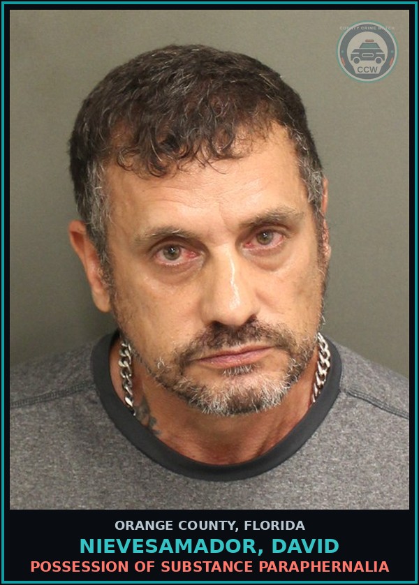 Booking mugshot of NIEVESAMADOR, DAVID in Orange County