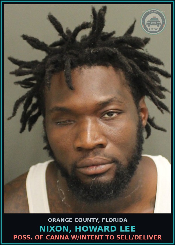 Booking mugshot of NIXON, HOWARD LEE in Orange County