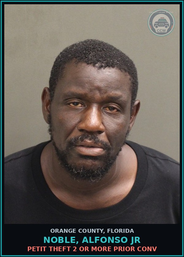 Booking mugshot of NOBLE, ALFONSO JR in Orange County