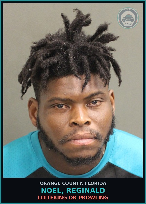 Booking mugshot of NOEL, REGINALD in Orange County