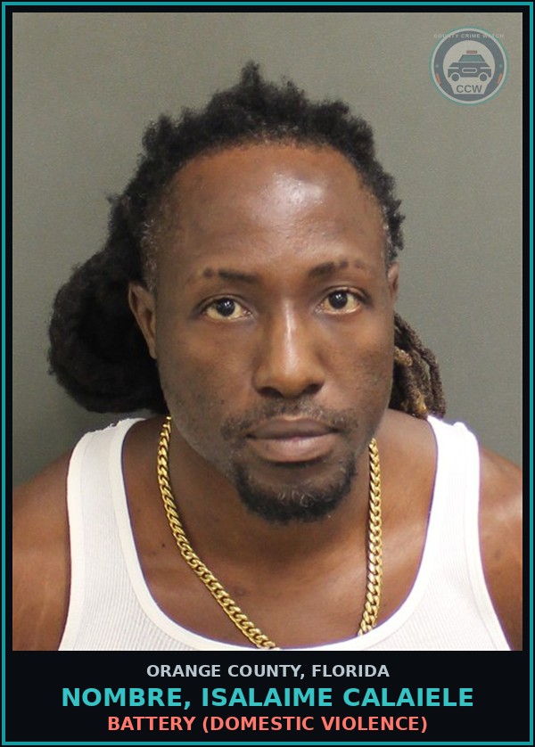Booking mugshot of NOMBRE, ISALAIME CALAIELE in Orange County