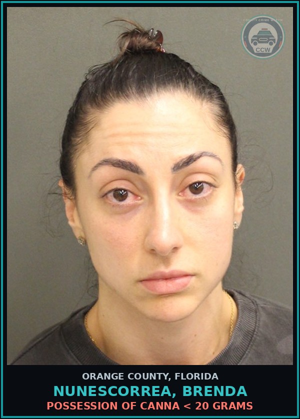 Booking mugshot of NUNESCORREA, BRENDA in Orange County
