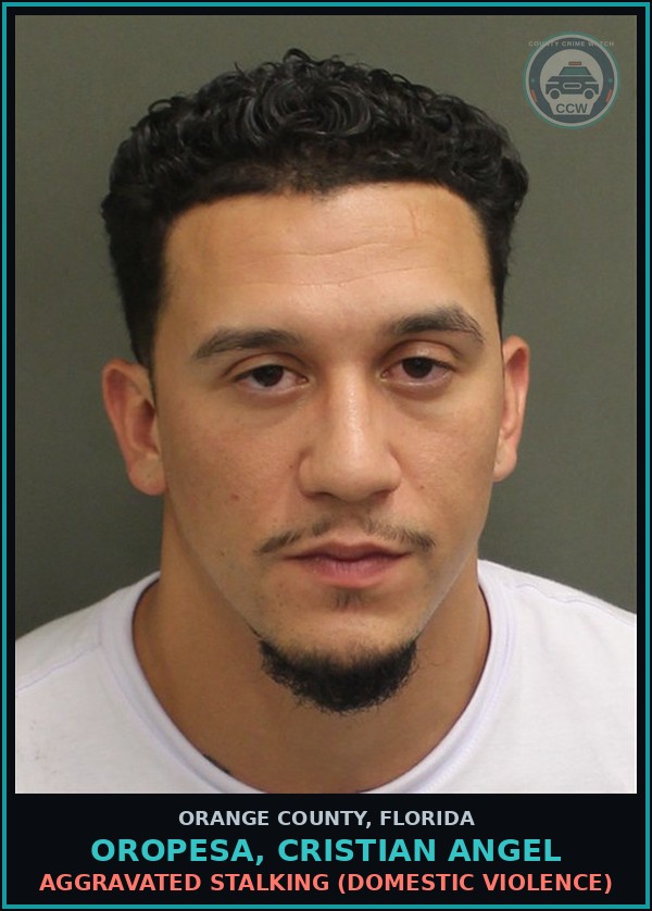 Booking mugshot of OROPESA, CRISTIAN ANGEL in Orange County
