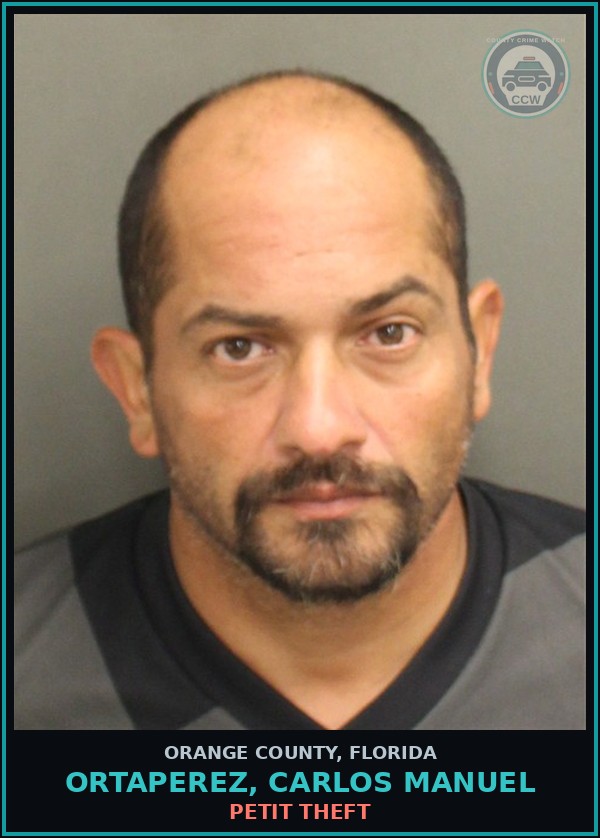 Booking mugshot of ORTAPEREZ, CARLOS MANUEL in Orange County