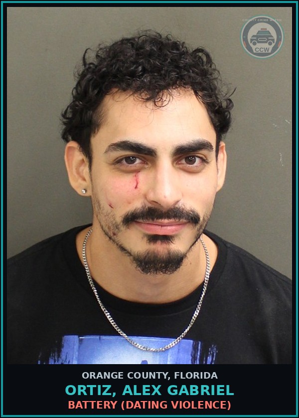 Booking mugshot of ORTIZ, ALEX GABRIEL in Orange County