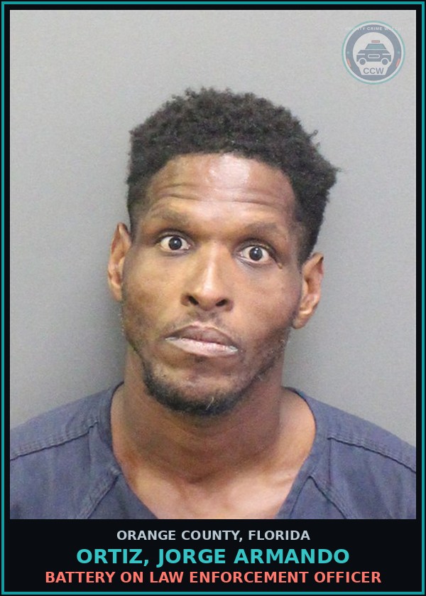 Booking mugshot of ORTIZ, JORGE ARMANDO in Orange County