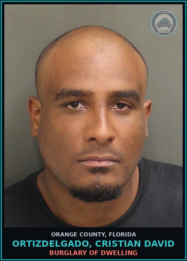 Booking mugshot of ORTIZDELGADO, CRISTIAN DAVID in Orange County