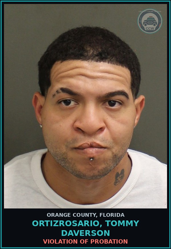 Booking mugshot of ORTIZROSARIO, TOMMY DAVERSON in Orange County
