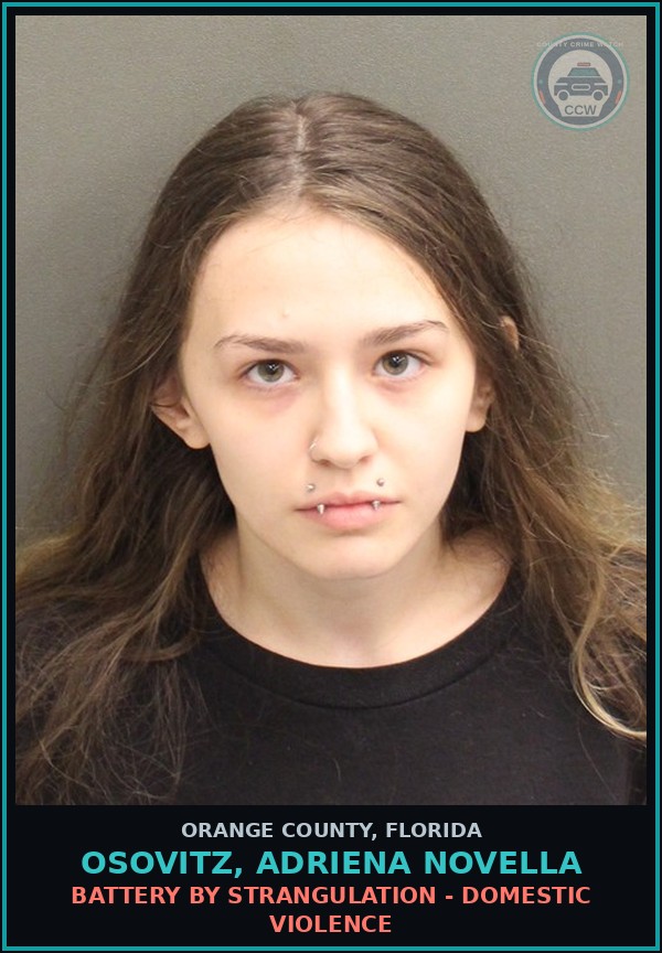 Booking mugshot of OSOVITZ, ADRIENA NOVELLA in Orange County