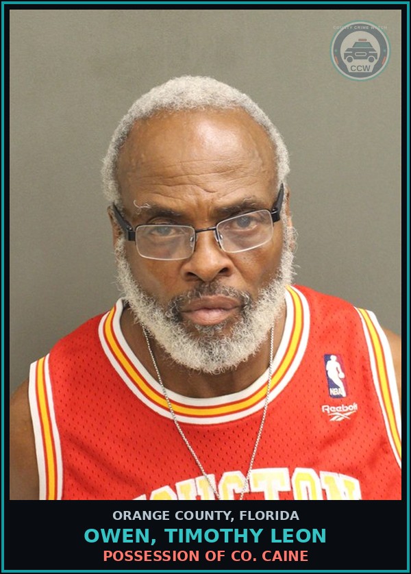 Booking mugshot of OWEN, TIMOTHY LEON in Orange County