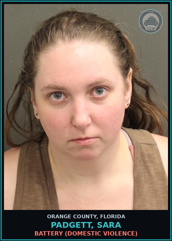 Booking mugshot of PADGETT, SARA in Orange County