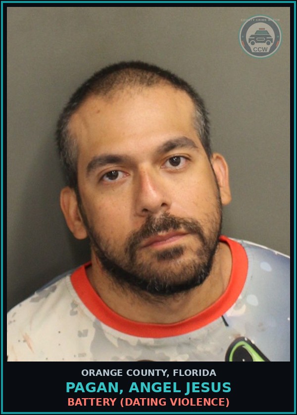 Booking mugshot of PAGAN, ANGEL JESUS in Orange County