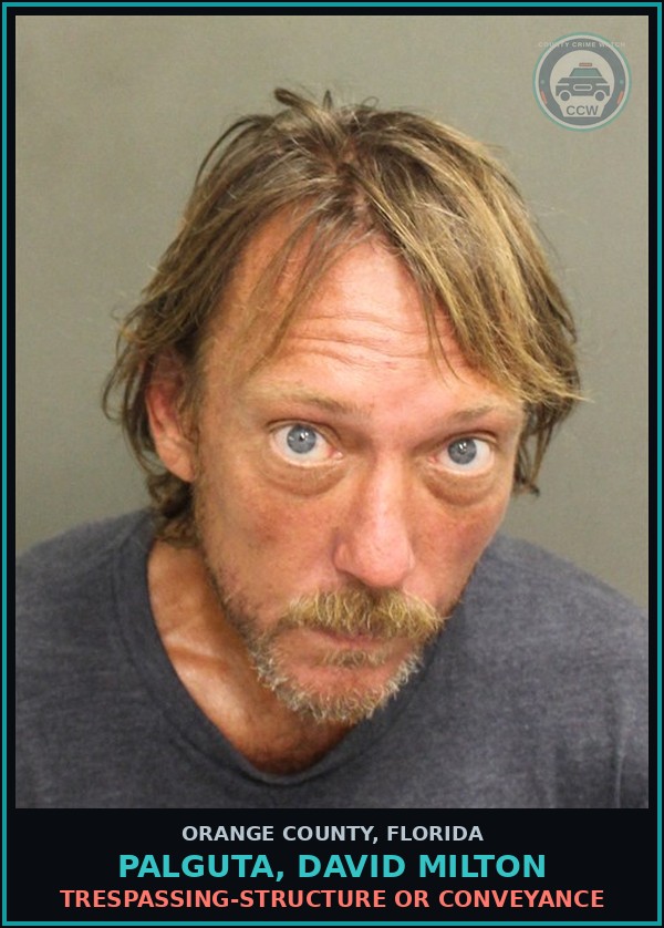 Booking mugshot of PALGUTA, DAVID MILTON in Orange County