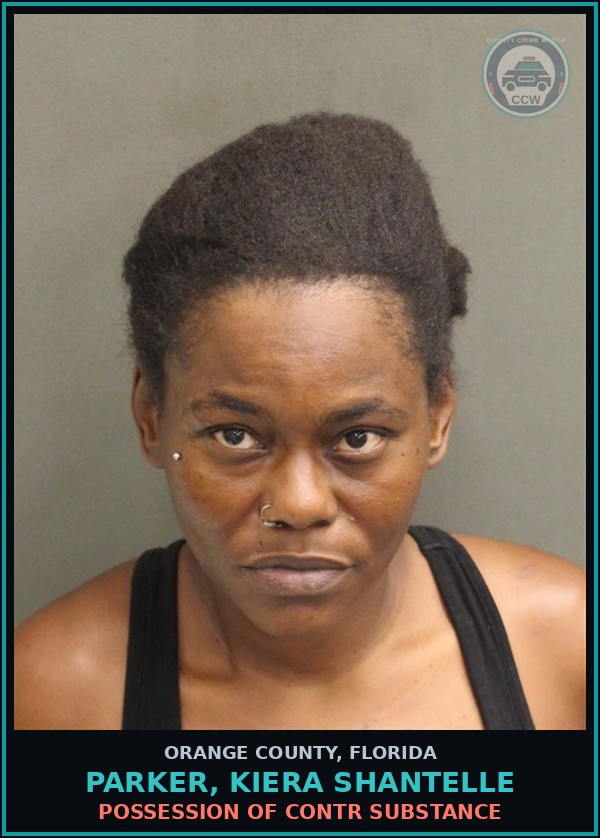Booking mugshot of PARKER, KIERA SHANTELLE in Orange County