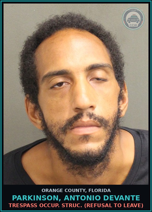 Booking mugshot of PARKINSON, ANTONIO DEVANTE in Orange County