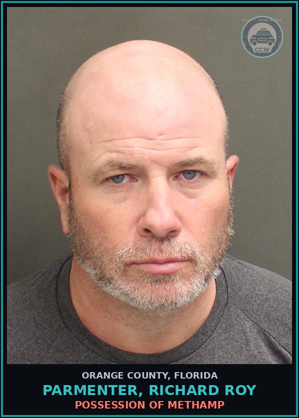 Booking mugshot of PARMENTER, RICHARD ROY in Orange County