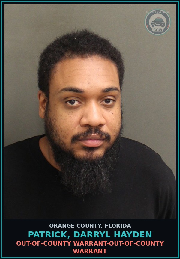 Booking mugshot of PATRICK, DARRYL HAYDEN in Orange County