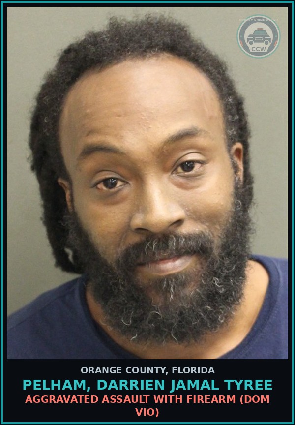 Booking mugshot of PELHAM, DARRIEN JAMAL TYREE in Orange County