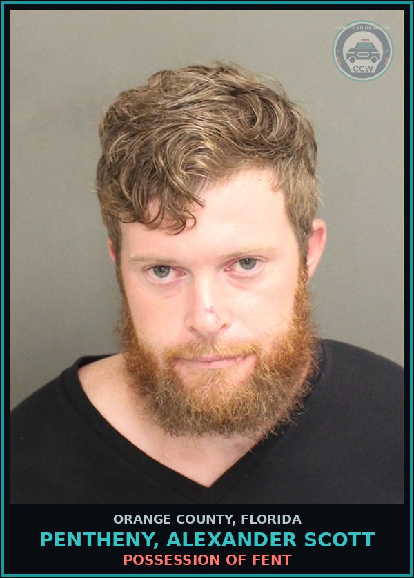 Booking mugshot of PENTHENY, ALEXANDER SCOTT in Orange County