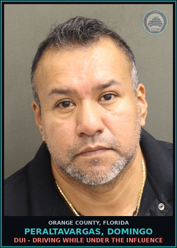 Booking mugshot of PERALTAVARGAS, DOMINGO in Orange County