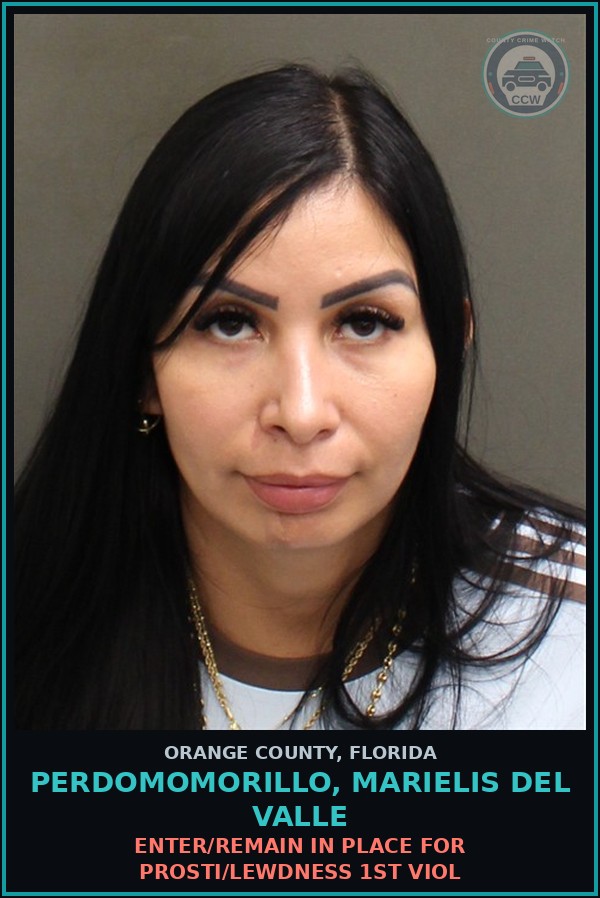 Booking mugshot of PERDOMOMORILLO, MARIELIS DEL VALLE in Orange County