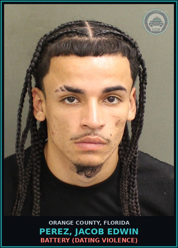 Booking mugshot of PEREZ, JACOB EDWIN in Orange County