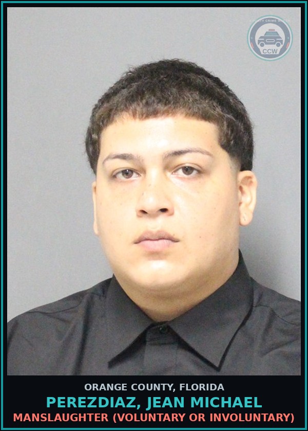 Booking mugshot of PEREZDIAZ, JEAN MICHAEL in Orange County