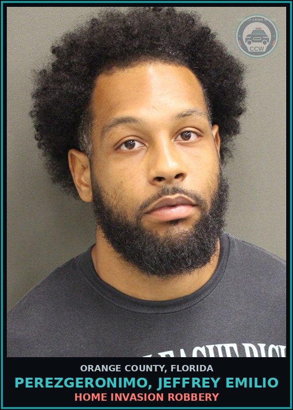 Booking mugshot of PEREZGERONIMO, JEFFREY EMILIO in Orange County