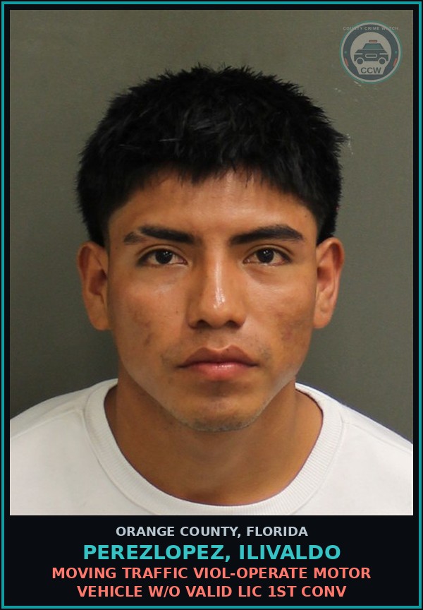 Booking mugshot of PEREZLOPEZ, ILIVALDO in Orange County