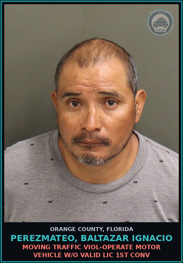Booking mugshot of PEREZMATEO, BALTAZAR IGNACIO in Orange County