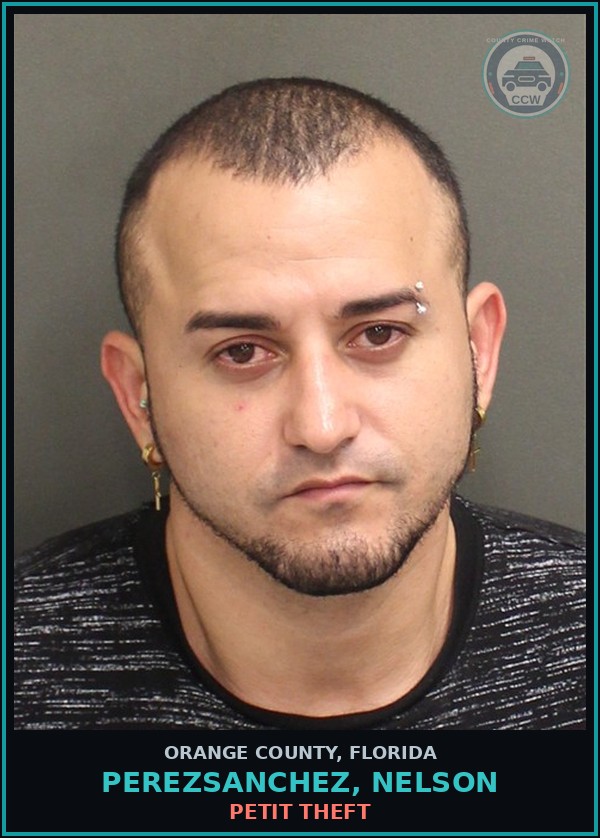 Booking mugshot of PEREZSANCHEZ, NELSON in Orange County