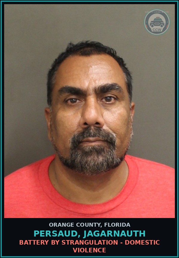 Booking mugshot of PERSAUD, JAGARNAUTH in Orange County