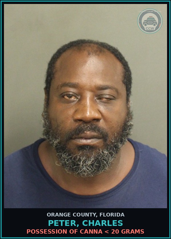 Booking mugshot of PETER, CHARLES in Orange County
