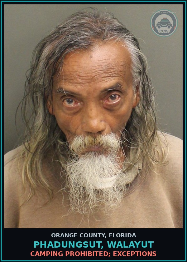 Booking mugshot of PHADUNGSUT, WALAYUT in Orange County