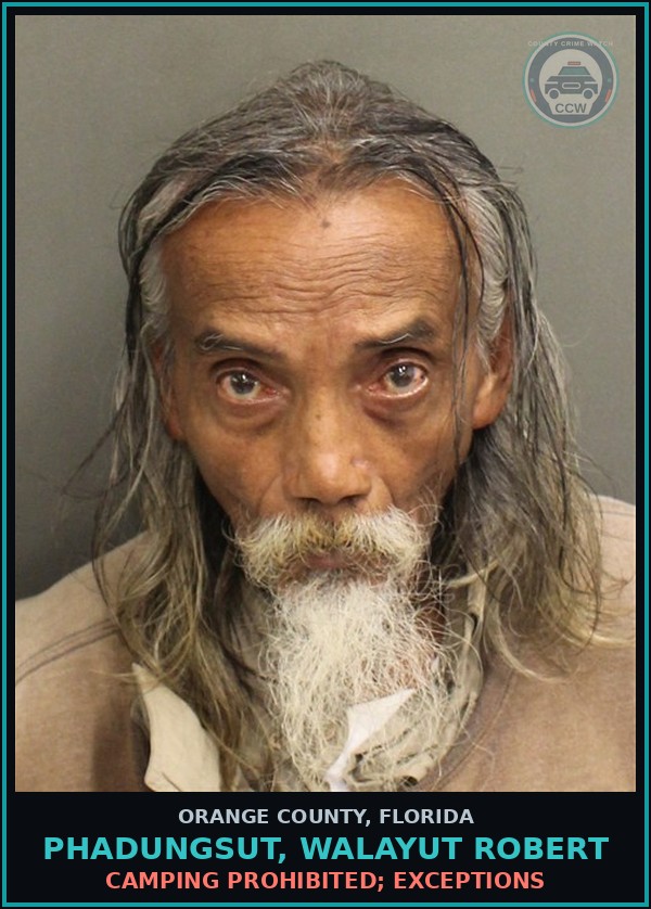 Booking mugshot of PHADUNGSUT, WALAYUT ROBERT in Orange County