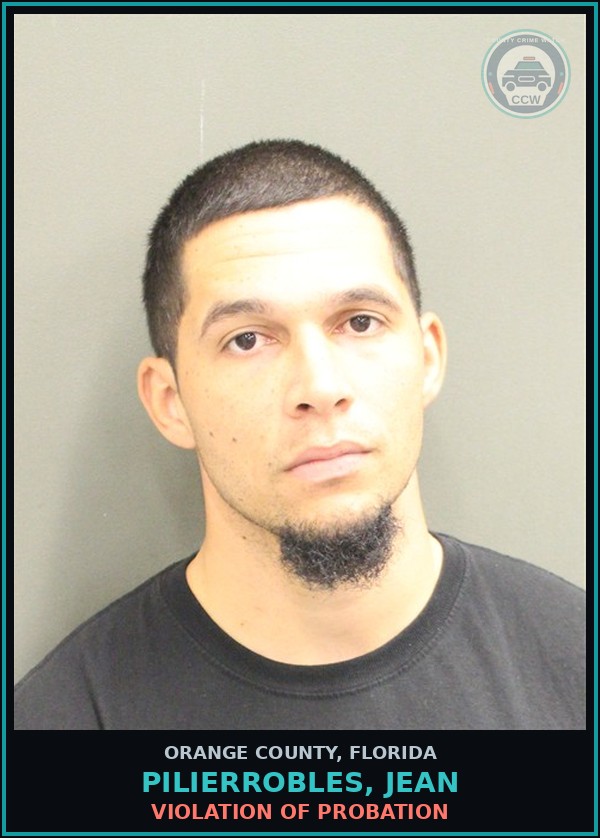 Booking mugshot of PILIERROBLES, JEAN in Orange County