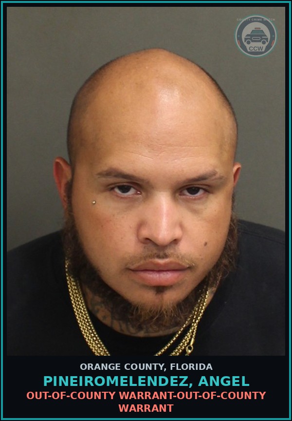 Booking mugshot of PINEIROMELENDEZ, ANGEL in Orange County