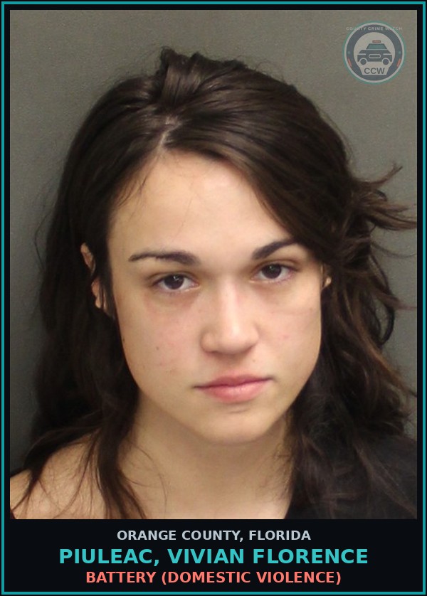 Booking mugshot of PIULEAC, VIVIAN FLORENCE in Orange County