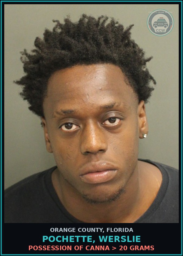Booking mugshot of POCHETTE, WERSLIE in Orange County